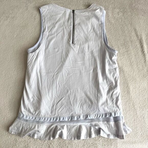 J.Crew Layered Lavender Chiffon Ruffle Tank Top - Picture 10 of 13